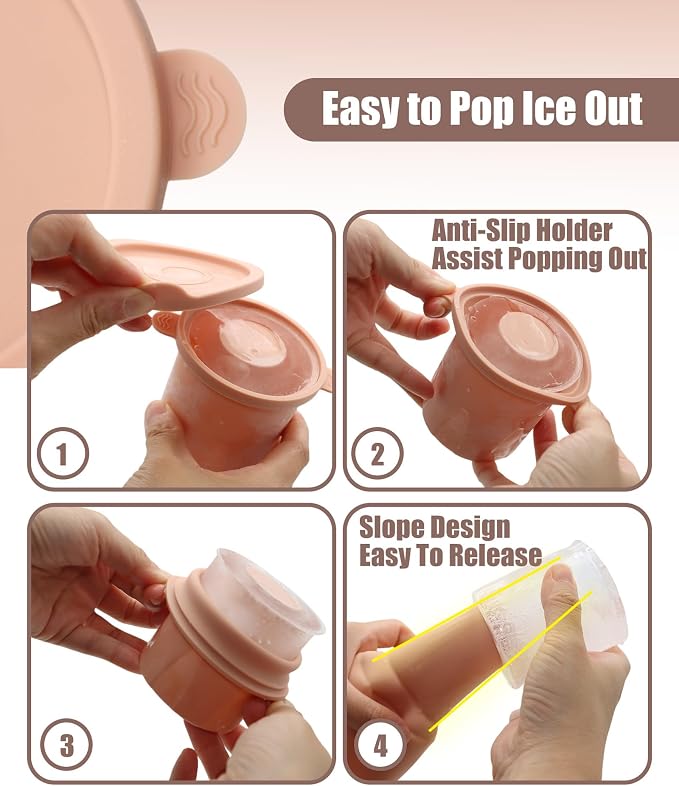 Ice Molds for Owala 24-40oz, Food-Grade Soft Silicone, No White Residue - Image 4