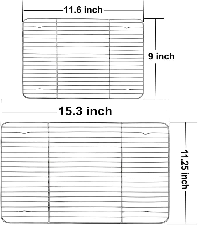 TeamFar Cooling Rack, Baking Roasting Rack Stainless Steel - Image 2