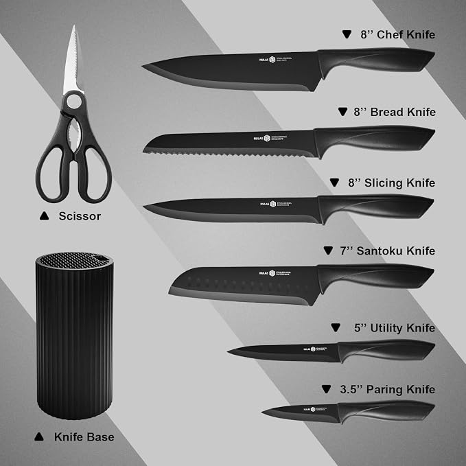 Knife Set, 8-Piece Kitchen Knife Set - Image 3