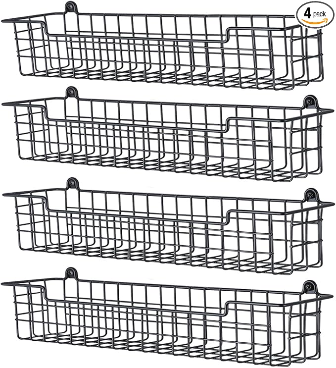 Spice Rack Organizer Wall Mount, Spice Organization Storage Shelf by GUUKAR