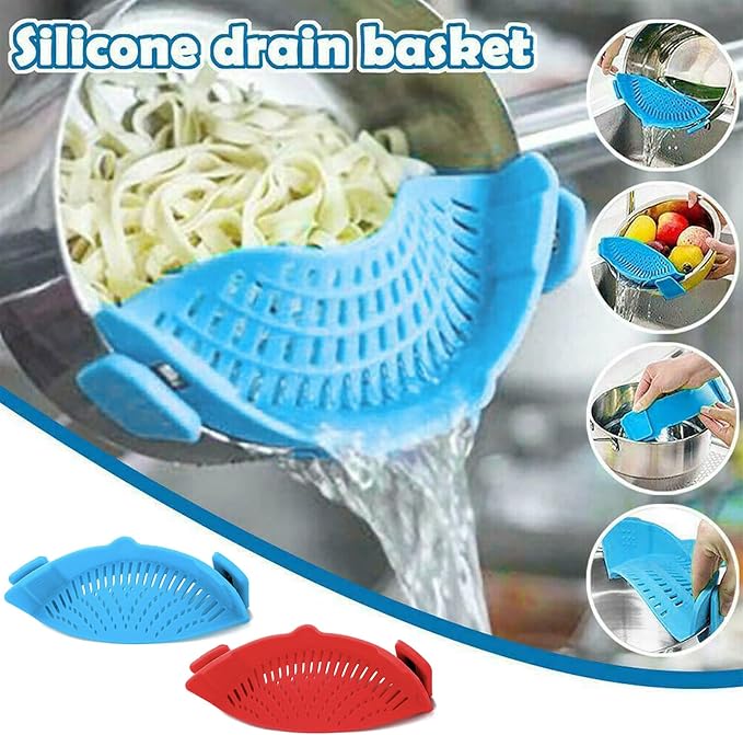 2 Pcs Clip on Strainers, Pot Strainer - Image 2