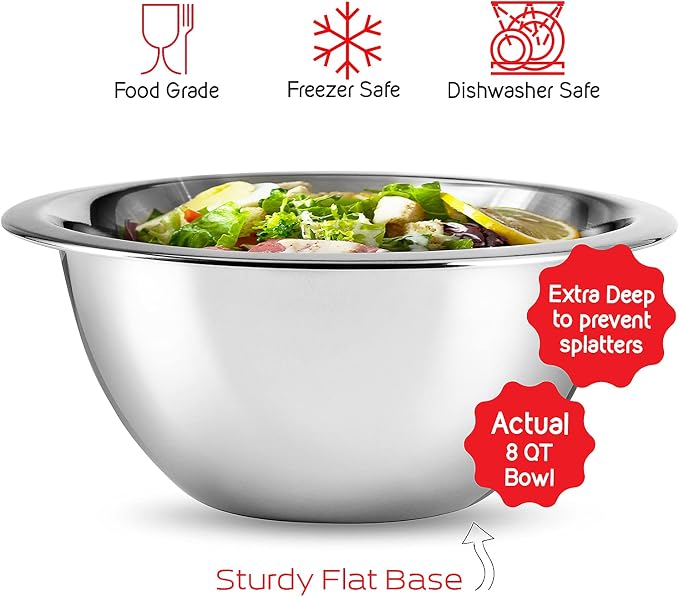EATEX Stainless Steel Mixing Bowls - Image 4