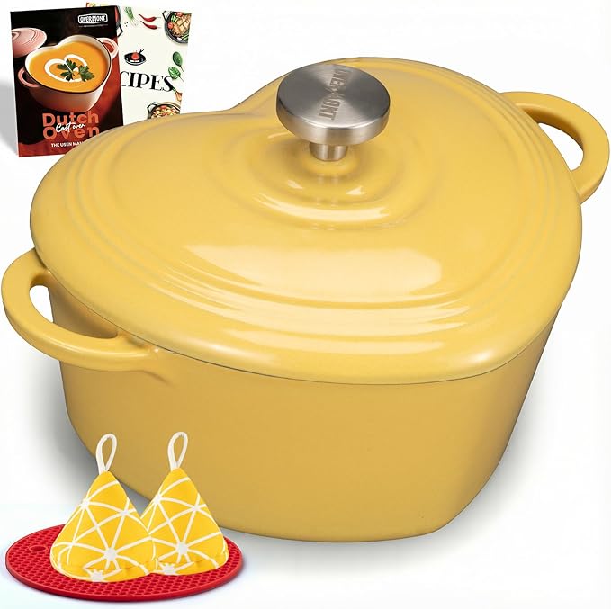 Overmont Enameled Cast Iron Dutch Oven by Overmont