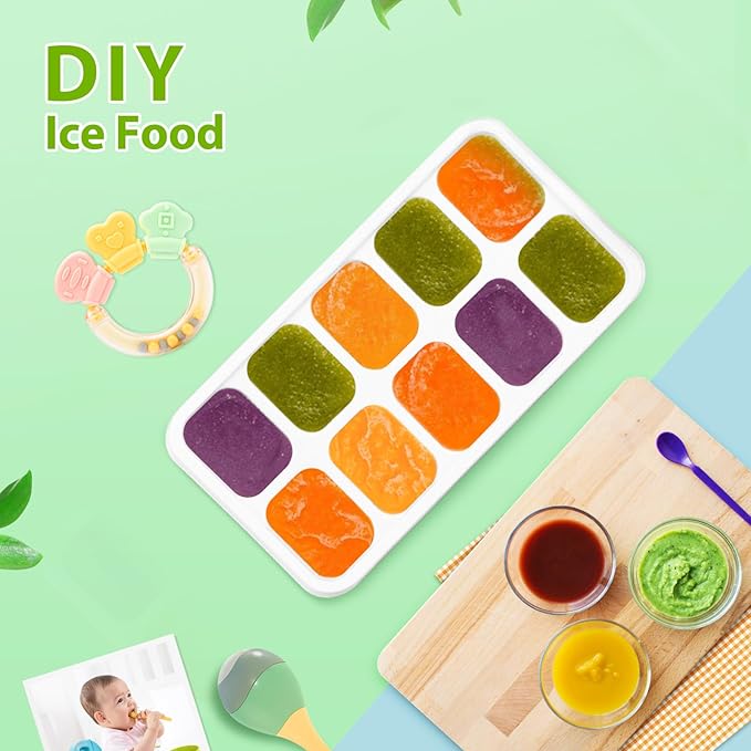 DOQAUS Ice Cube Tray with Lids - Image 7
