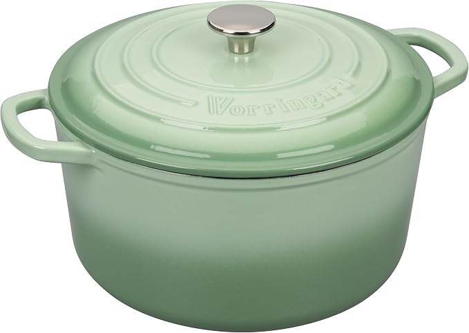 VORRINGARD Enameled Cast Iron Dutch Oven Pot - Image 6