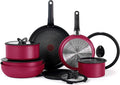 T-fal Ingenio Expertise Non Stick Cookware Set 14 Piece, Oven Broiler Safe 500F by T-falbrand