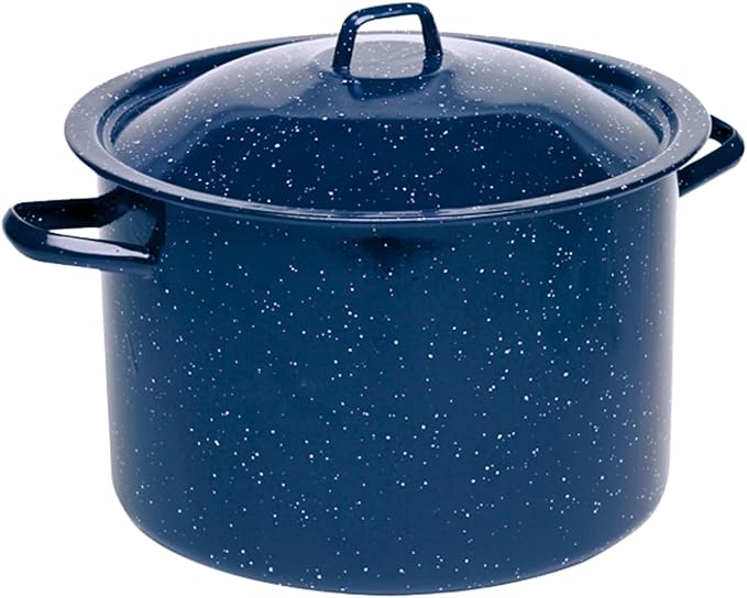 IMUSA USA Blue Enamel Stock Pot by VisitIMUSA