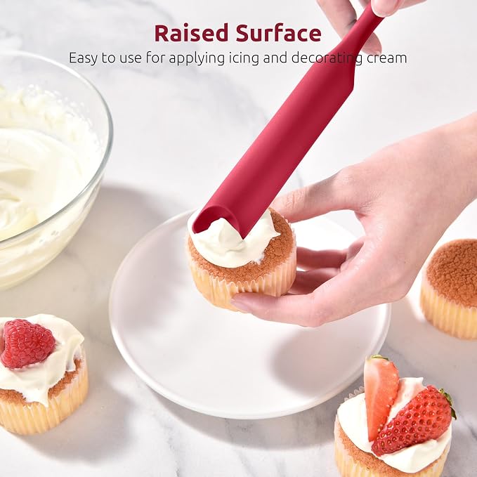 U-Taste Silicone Jar Spatula for Sourdough Starter: Long Skinny Food-Grade Jam - Image 8