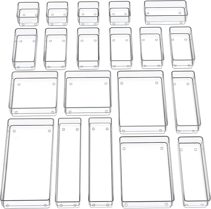 SMARTAKE 20-Piece Drawer Organizer by SMARTAKE
