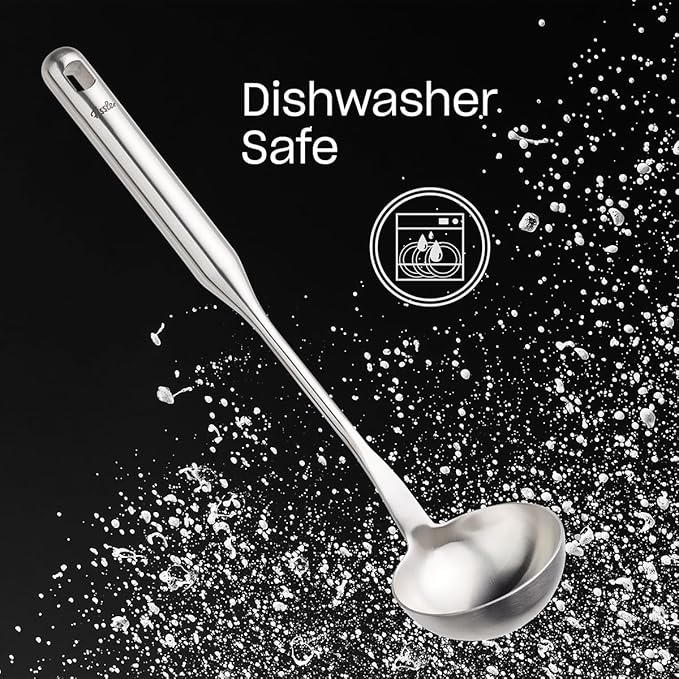 Fissler Essential Soup Ladle, 18/10 Stainless Steel Kitchen Utensil - Image 5