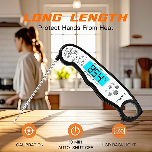KULUNER TP-01 Waterproof Digital Instant Read Meat Thermometer - Image 5