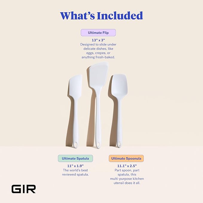 GIR: Get It Right 3-Piece Ultimate Silicone Kitchen Utensils Set - Image 2