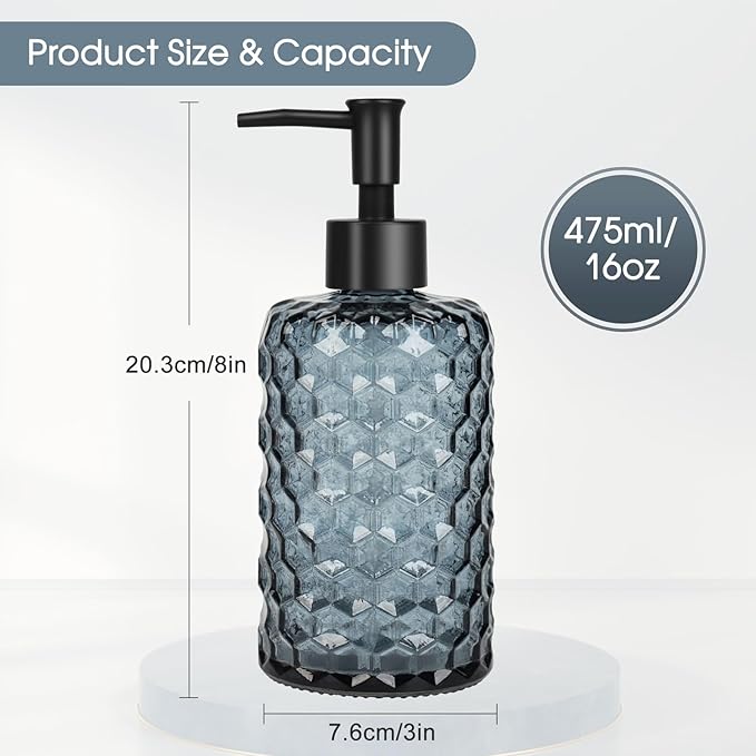Topsky Glass Soap Dispenser - Image 4