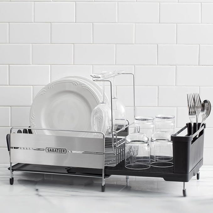 Sabatier Expandable Stainless Steel Dish Rack - Image 6