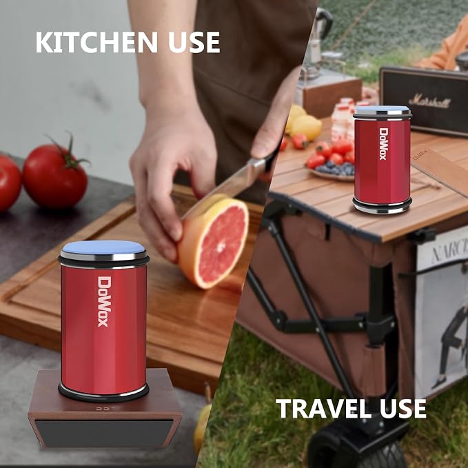 Knife Sharpener, Longer Rolling Knife Sharpener Kit, Diamond & Ceramic Knife - Image 5