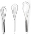 Fox Run 5830 Set of 3 Stainless Steel Wire Balloon Whisks by foxrunbrands