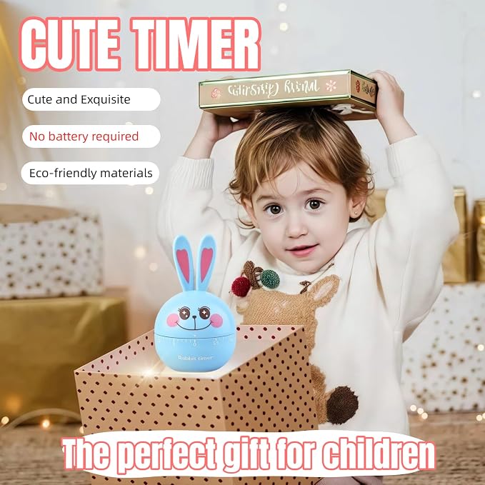 Cartoon Mechanical Kitchen Timer, 60 Minutes Countdown Timer, Mechanical Visual - Image 6
