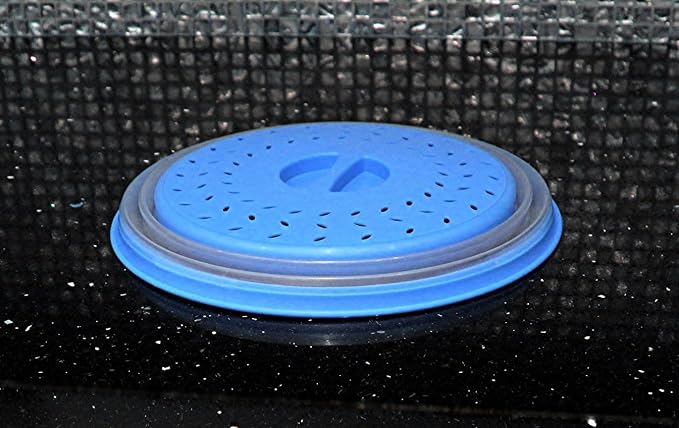 Dependable Industries' 2-in-1 Collapsible Microwave Splatter Guard Cover & - Image 3