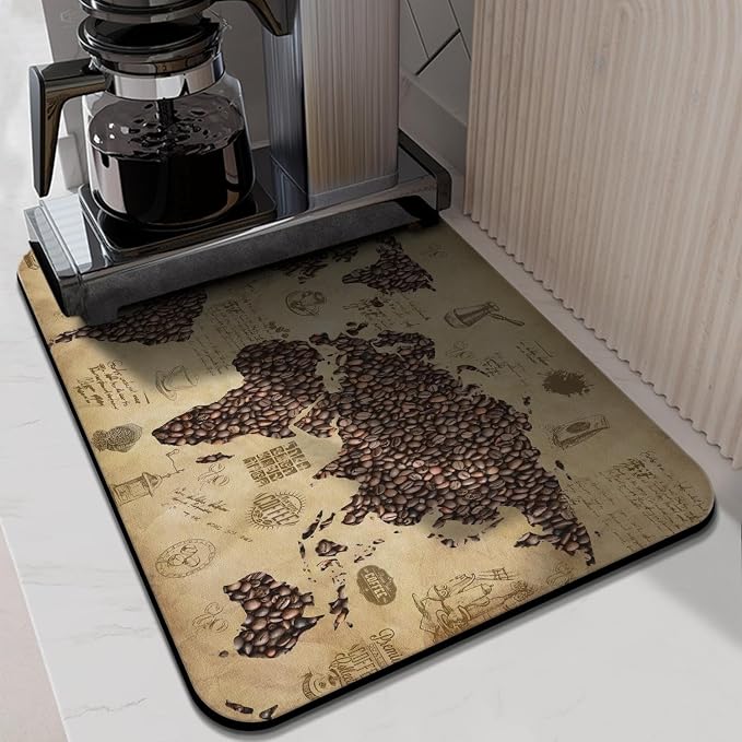 Coffee Bar Mat Accessories for Countertop - Image 2