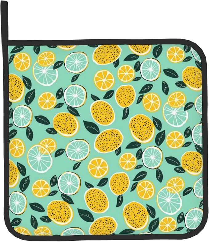 Lemon Pot Holders and Oven Mitts - Image 9