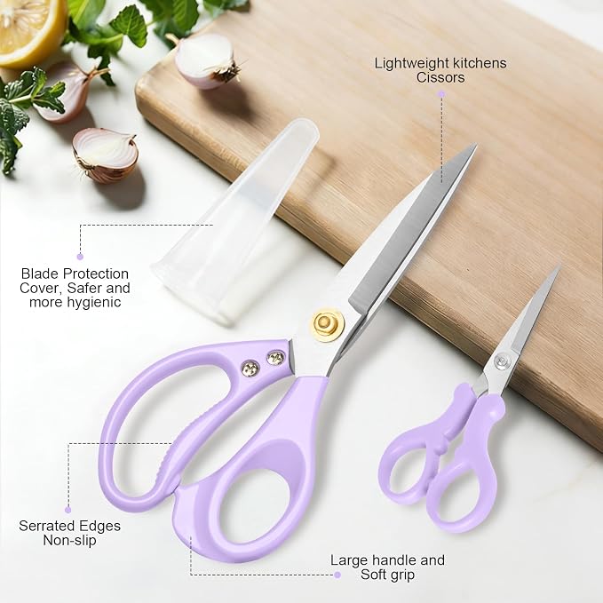 All Purpose Kitchen Scissors, Kitchen Shears Heavy Duty - Image 2