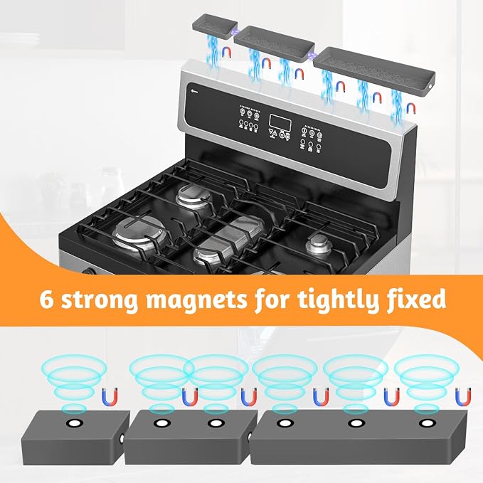 30"/24"/20" Silicone Stove Top Magnetic Shelf - Image 3