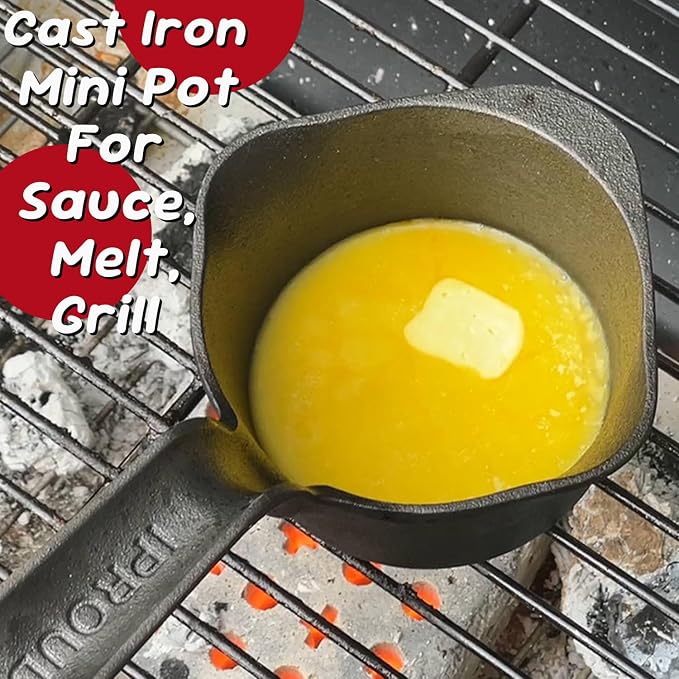 Cast Iron Sauce Pan and Basting Pot - Image 3