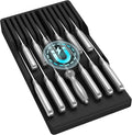 Lifewit Magnetic Drawer Knife Organizers Insert, Kitchen Plastic In Drawer by Lifewit