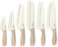 CAROTE 12PCS Knife set with Blade Guards, Granite Nonstick Ceramic Coating by CAROTE
