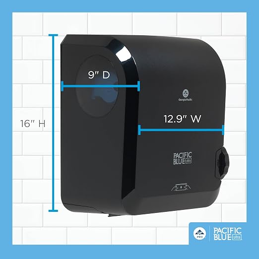 Pacific Blue Ultra 8" High-Capacity Mechanical Paper Towel Dispenser by GP PRO - Image 4
