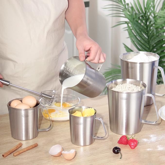 Newness Measuring Cup, Stainless Steel Measuring Cup - Image 8
