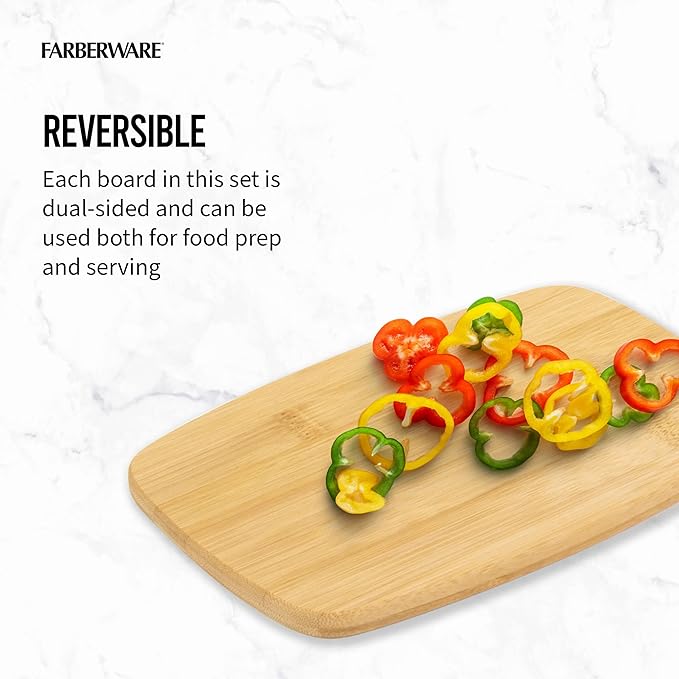 Farberware 4-Piece Bamboo Cutting Board Set - Image 5