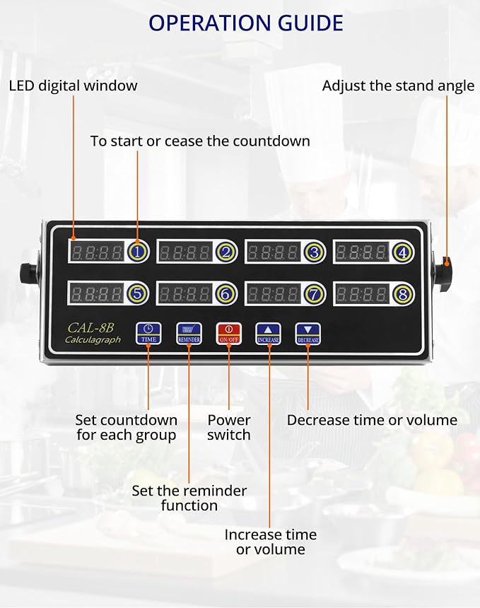 QWORK Digital Kitchen Timer - Image 3