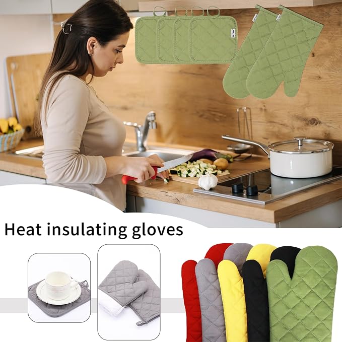Oven Mitts and Pot Holders Sets - Image 4