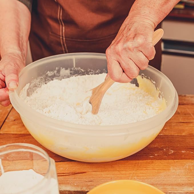 Danish Dough Whisk, Wooden Bread Whisking Tool - Image 5