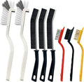 Crevice Cleaning Brush Set, Hard Bristle Small Scrub Brushes, Deep Cleaning by KINGORIGIN