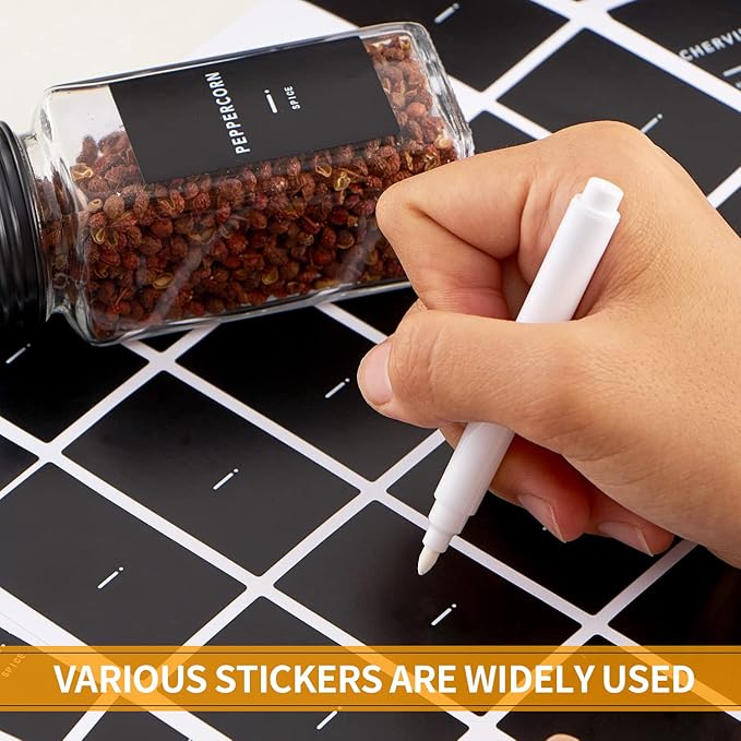 Skiileor 48 Pcs Spice Jars - Image 3