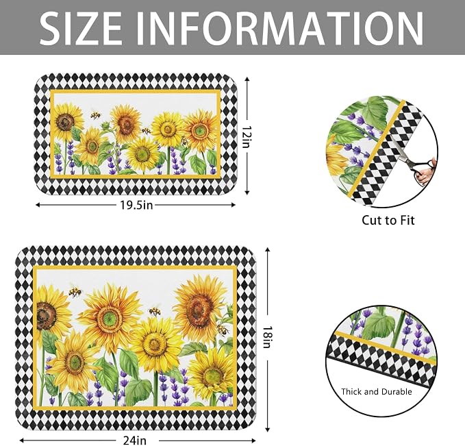 Dish Drying Mat for Kitchen Counter 2 Pack - Image 5