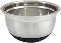 Winco Mixing Bowl with Silicon Base, Stainless Steel by Fonteme