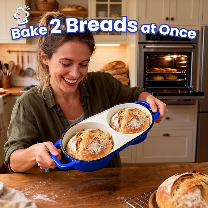 YONILL Mini Double Dutch Oven for Sourdough Bread Baking - Image 2