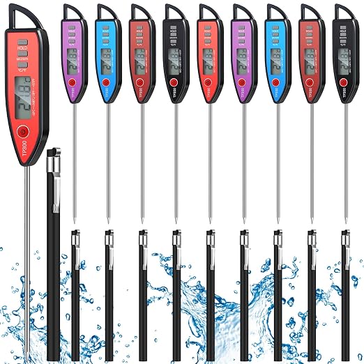Copkim 10 Set Waterproof Food Thermometer by Copkim