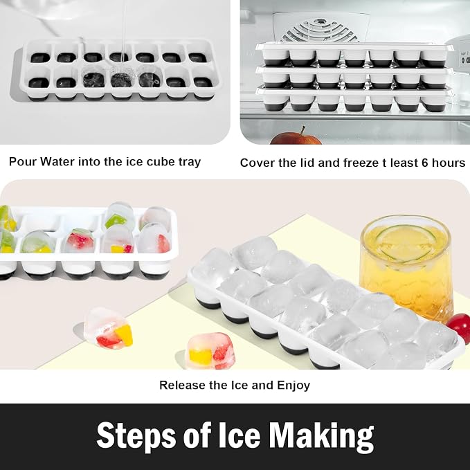 DclobTop Ice Cube Trays for Freezer - Image 4
