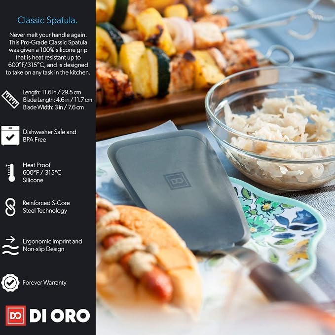 DI ORO Silicone Turner Spatula - Image 6