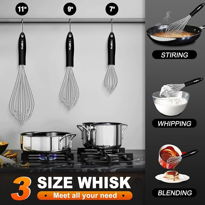 Stainless Steel Wire Whisk Set - Image 7