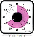 Secura 60-Minute Visual Countdown Timer, 7.5-Inch Oversize Classroom Visual by Secura
