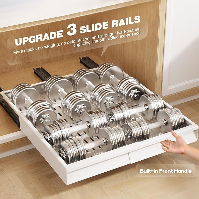 Seinloes 4 Pack Pull Out Cabinet Organizer - Image 6