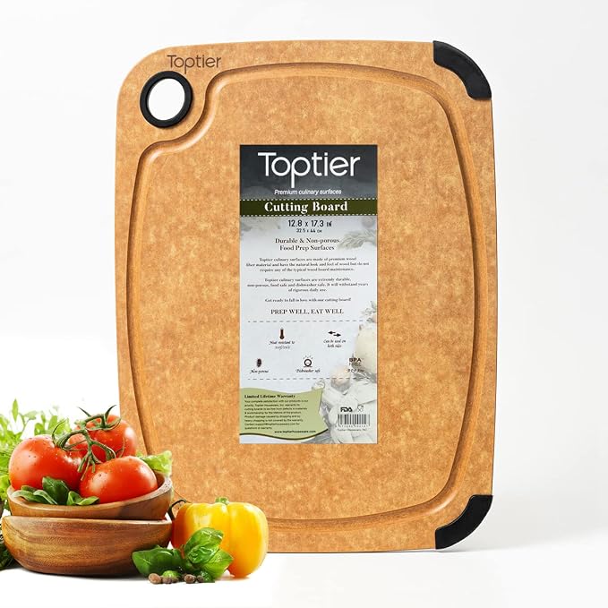 Cutting Board, Toptier Wood Fiber Cutting Board by toptier