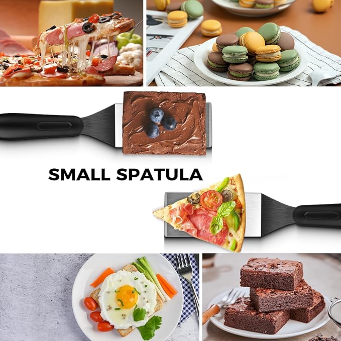 Small Spatula 3 Pieces, Metal Spatulas - Image 3