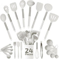 Silicone Kitchen Utensils Set by CulinaryCouture
