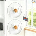 Magnetic Pot Lid Holder for Refrigerator, 2 Pack Strong Magnetic Pot Lid by Toviyam